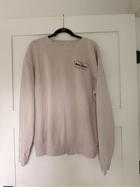 Pure Lure Crewneck Sweatshirt in Light Beige